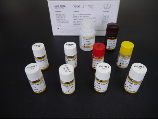 Kit de test de l'hormone anti-mullérienne AMH Elisa Pour l'usage humain avec plasma sérique