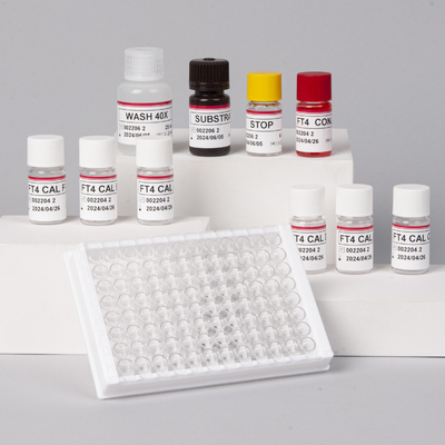 FT4 Kit de test Elisa Kit de test quantitatif lié aux enzymes immunologiques sans thyroxine