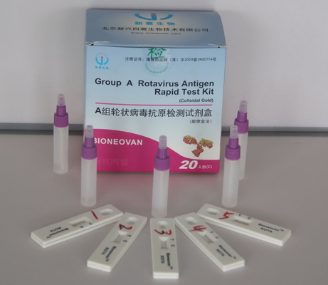 Kit de test rapide de l'antigène du rotavirus du groupe A en immunothérapie in vitro