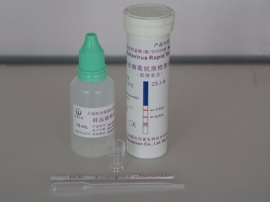 Kit de test rapide de l'antigène du rotavirus du groupe A en immunothérapie in vitro