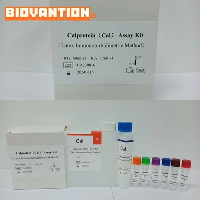 Détermination quantitative de la calprotection Cal dans les matières fécales 2-8.