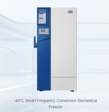 -40°C Conversion de fréquence intelligente Biomédical congélateur Banques de sang Hôpital
