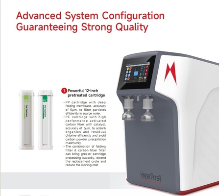Système d'eau ultrapure Configuration avancée du système Science et technologie.