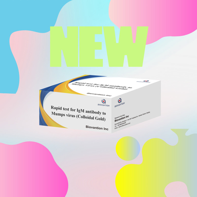 Test rapide et précis d'anticorps IgM contre le virus de la mumps en format cassette/bande pour les résultats