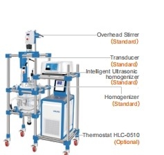 Réacteur de verre à ultrasons casse cellules animales végétales cellules virales émulsification