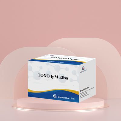 TOXO IgM Elisa Kit pour l'usage humain Kit de test de réactif de diagnostic avec 96 kits