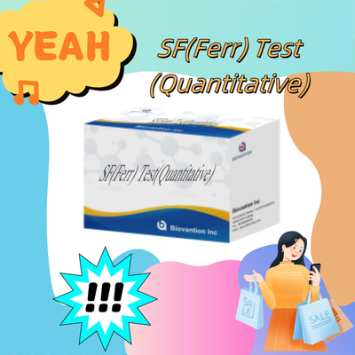 Régulateur IVD SF Ferr ELISA Kit d'essai Instrument vétérinaire pour la détection quantitative de la ferritine sérique