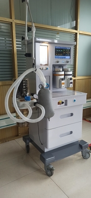 La machine d'anesthésie peut être installée avec le système de collecte des gaz d'échappement AGSS