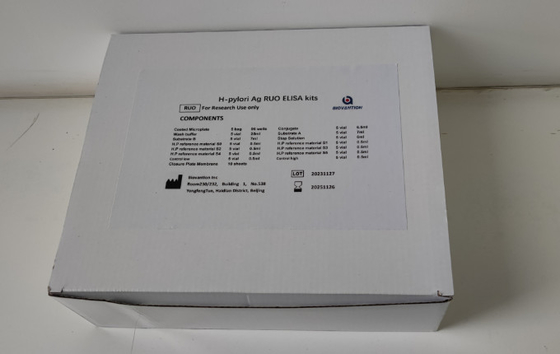 Kit de test H.Pylori IgG Elisa de haute précision pour laboratoire ou hôpital