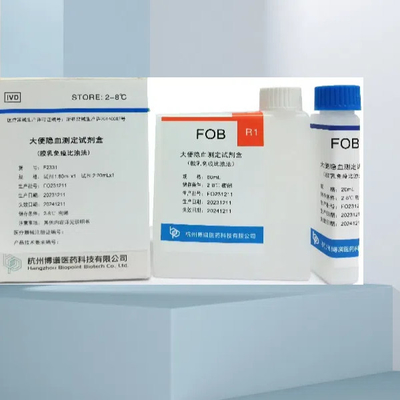 Détermination quantitative du sang dans les matières fécales occultes pour l' utilisation diagnostique in vitro seulement.