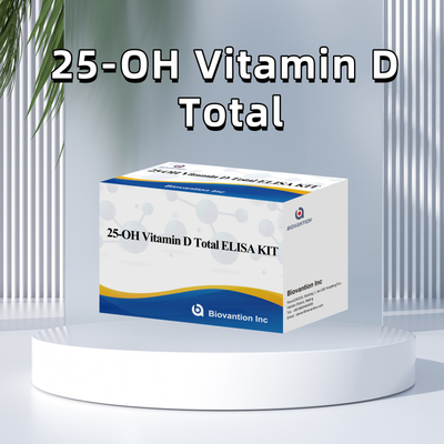Kit de test Elisa 25-OH vitamine D sensible à la mesure quantitative des taux de 25-hydroxyvitamine D dans le sérum ou le plasma évaluant le statut de la vitamine D et soutenant