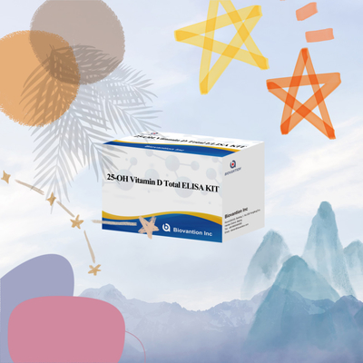 Kit de test Elisa 25-OH vitamine D sensible à la mesure quantitative des taux de 25-hydroxyvitamine D dans le sérum ou le plasma évaluant le statut de la vitamine D et soutenant