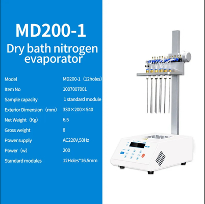 Équipement de laboratoire médical avancé innovant Évaporateur d'azote sec pour laboratoires