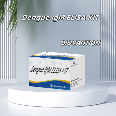 Kit d'essai Elisa IgM hautement sensible pour la dengue pour des limites de détection faibles et une haute précision