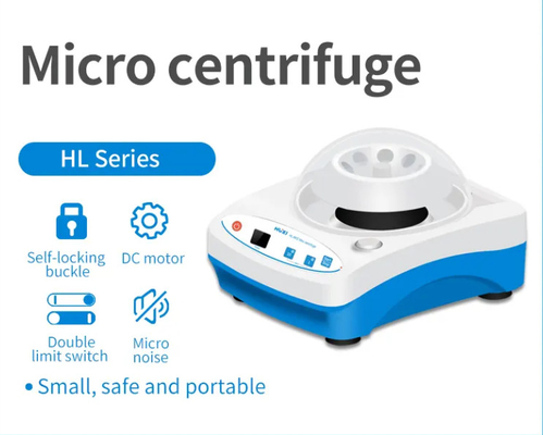 Équipement de laboratoire médical mini-centrifugeur personnalisable pour des besoins spécifiques