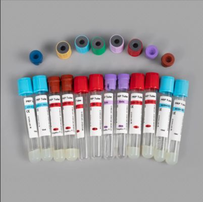 Fluorure de sodium médical Siny + EDTA-K2 PRP Tubes de collecte du sang non sous vide