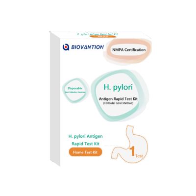 Kit de dépistage de Helicobacter Pylori à usage domestique avec des résultats rapides et une grande précision