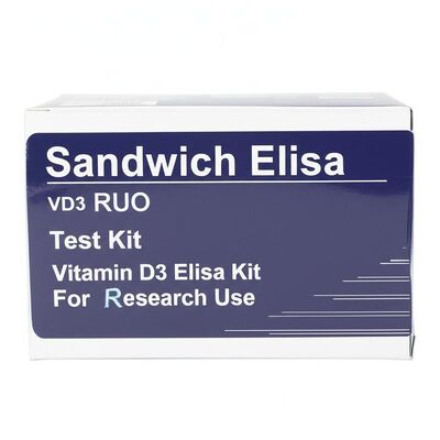 Kit Elisa pour la vitamine D3 avec 96 tests et un temps de dosage de 2 à 3 heures pour la recherche à haute sensibilité