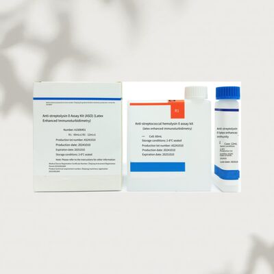 Réactif ASO de haute sensibilité avec 96 tests utilisant la méthode immunoturbidimétrique au latex pour un diagnostic précis