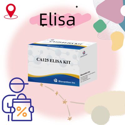 Kit de test ELISA CA125 à haute sensibilité avec 96 tests et 1 heure de temps d'essai pour un diagnostic précis du cancer