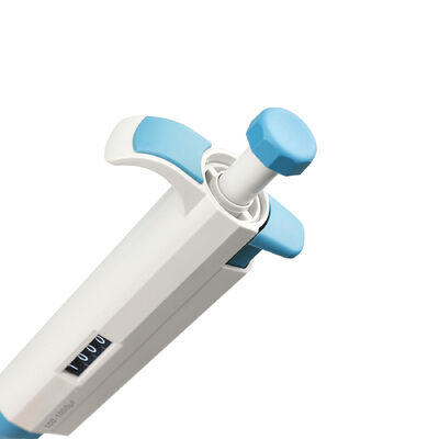 DLAB TopPette Micropipette réglable à canal unique avec conception légère ergonomique, affichage numérique clair du volume et partie inférieure autoclavable