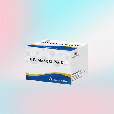 Kit de test ELISA pour le dépistage du VIH à haute sensibilité pour le dépistage du sang avec 96 tests et certifié CE