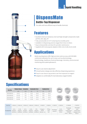 Distributeur pour flacons pour une manipulation plus sûre et plus efficace des produits chimiques