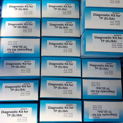 Kit de 120 des minutes ISO13485 de syphilis essais d'Elisa Test Kit TP Elisa 96