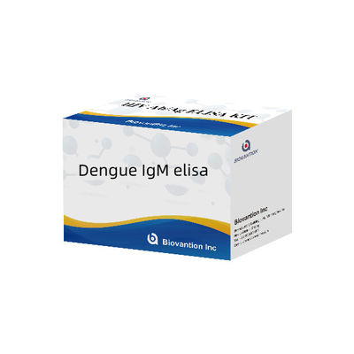 Kit de test ELISA IgM 96T pour la détection quantitative des anticorps IgM contre le virus de la dengue chez l'homme